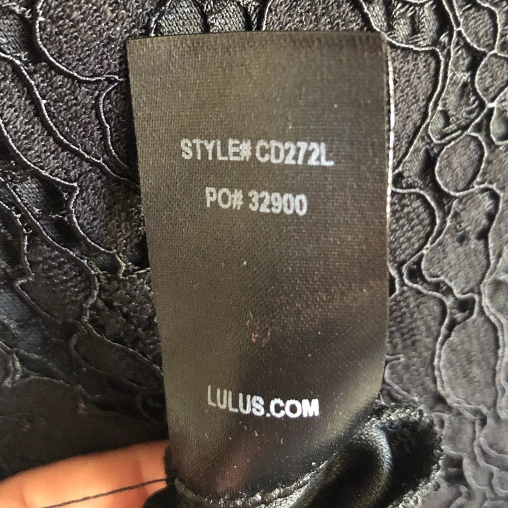 NEW Lulus Manning Black Lace Tiered Midi Dress - Picture 10 of 12